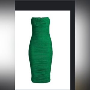 Lavish Alice ruched midi dress